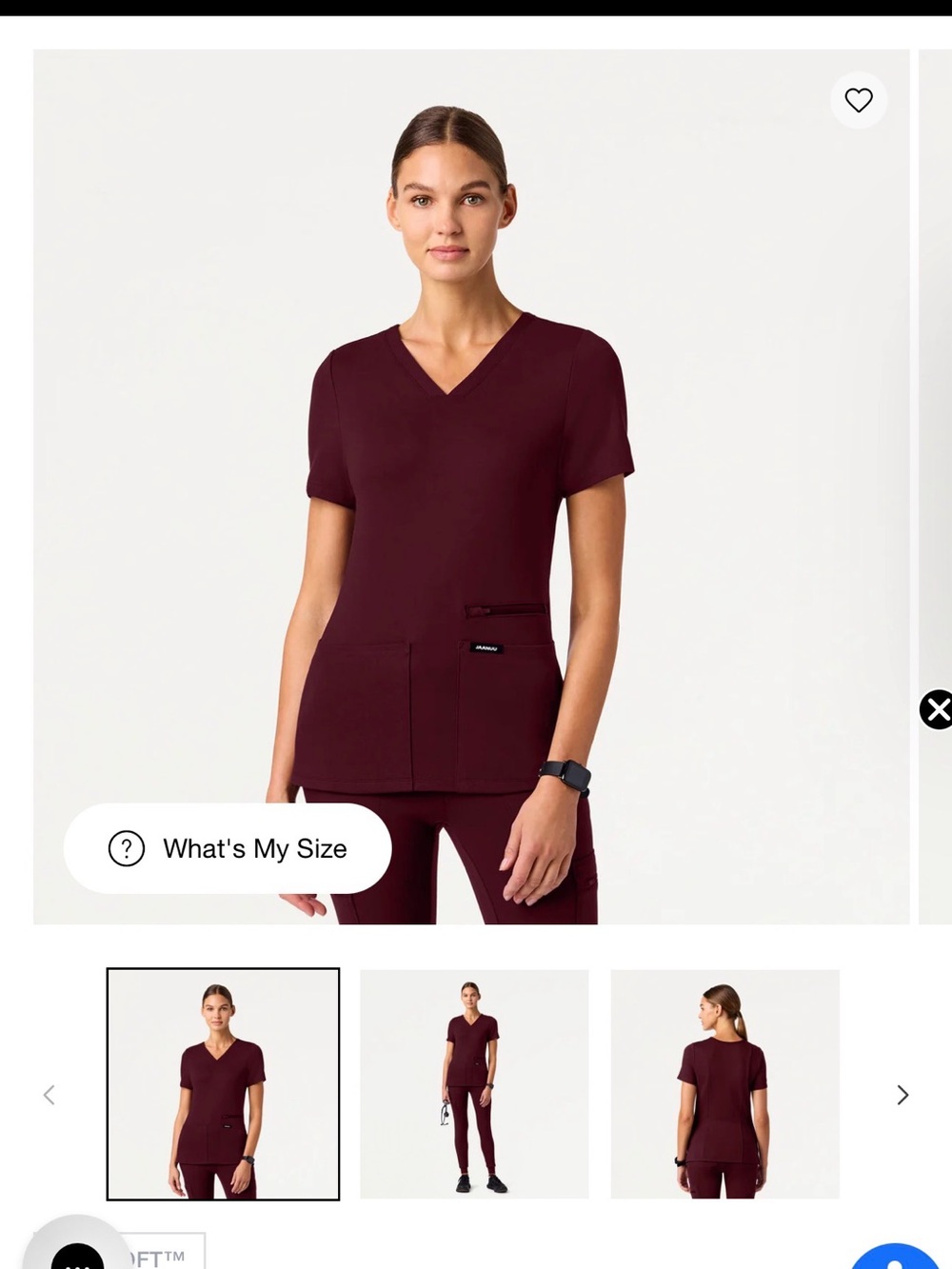 Straight-Leg Women's Pants Burgundy and M Top ( Scrubs set)